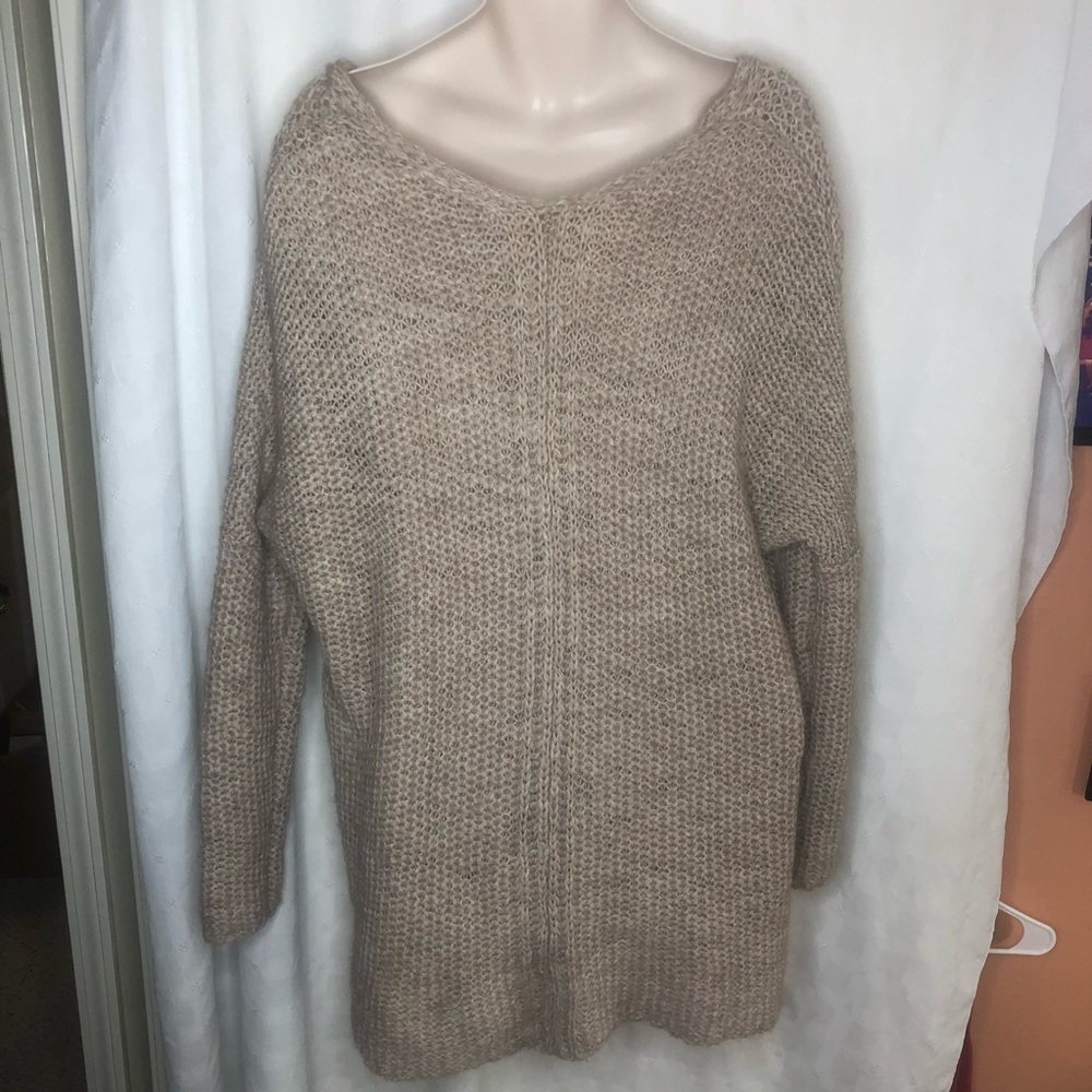Moth by Anthropologie Chain Pullover Sweater